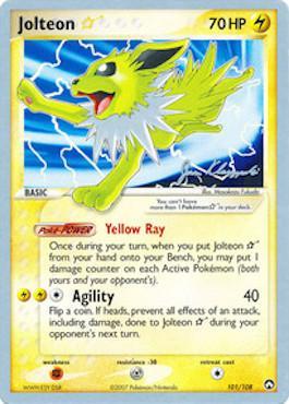 Jolteon Star (101/108) (Psychic Lock - Jason Klaczynski) [World Championships 2008] | Good Games Cannington