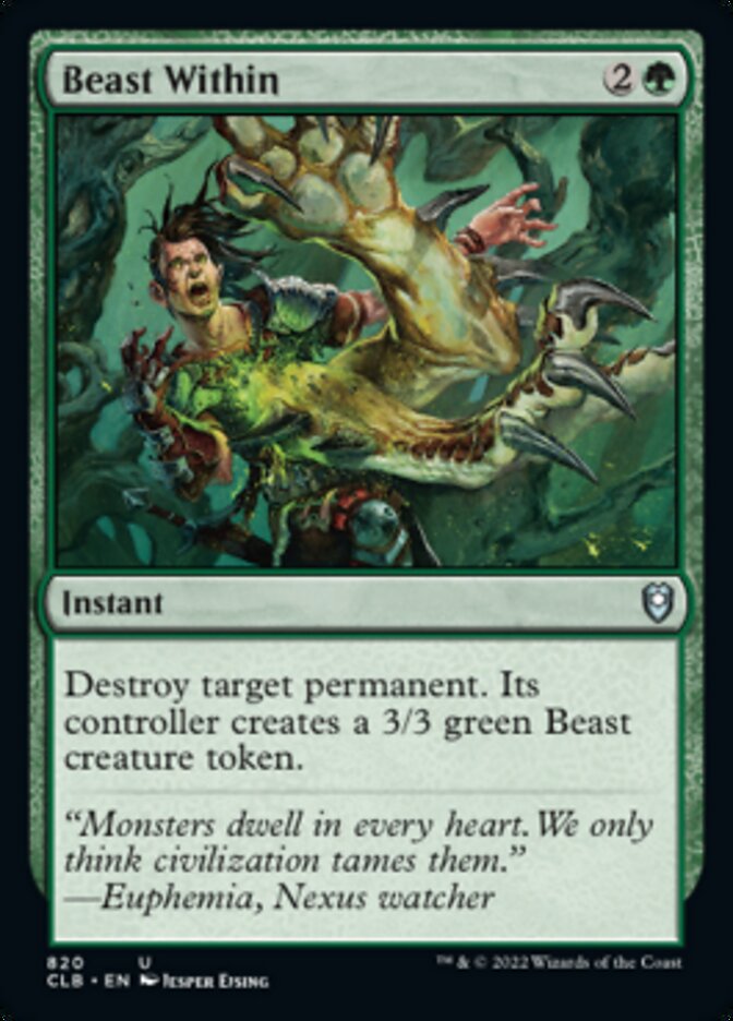 Beast Within [Commander Legends: Battle for Baldur's Gate] | Good Games Cannington