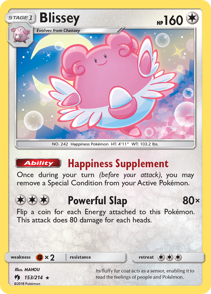 Blissey (153/214) [Sun & Moon: Lost Thunder] | Good Games Cannington
