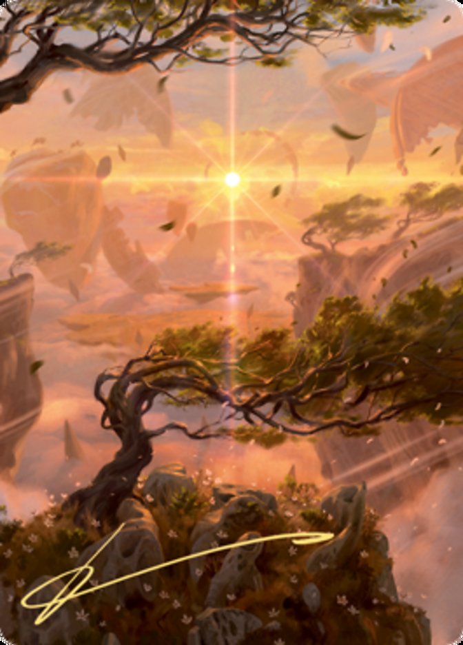 Windswept Heath Art Card (Gold-Stamped Signature) [Zendikar Rising Art Series] | Good Games Cannington