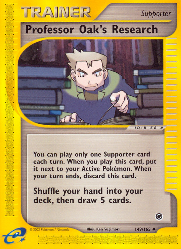 Professor Oak's Research (149/165) [Expedition: Base Set] | Good Games Cannington