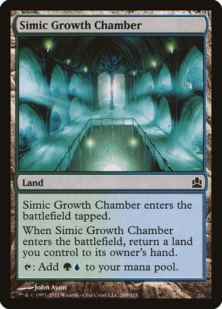 Simic Growth Chamber [Commander 2011] | Good Games Cannington