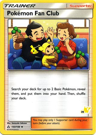 Pokemon Fan Club (133/156) (Pikachu Stamp #28) [Battle Academy 2020] | Good Games Cannington