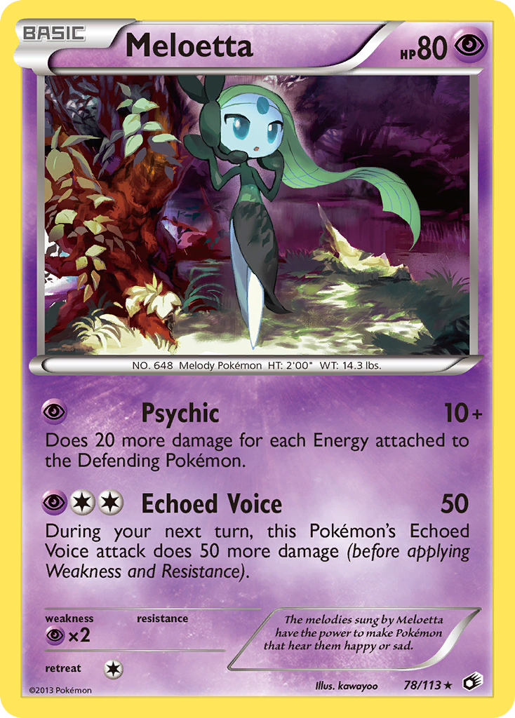 Meloetta (78/113) [Black & White: Legendary Treasures] | Good Games Cannington