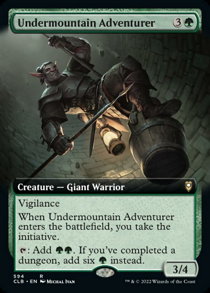 Undermountain Adventurer (Extended Art) [Commander Legends: Battle for Baldur's Gate] | Good Games Cannington