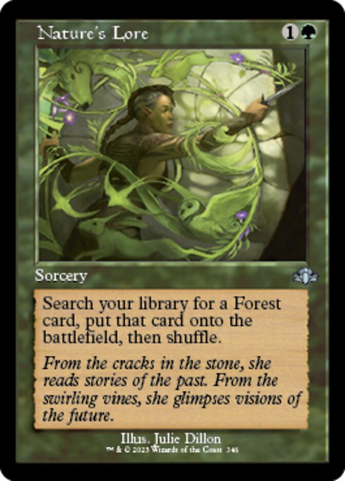 Nature's Lore (Retro) [Dominaria Remastered] | Good Games Cannington