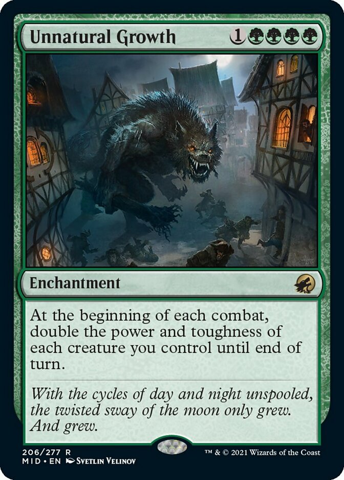 Unnatural Growth [Innistrad: Midnight Hunt] | Good Games Cannington