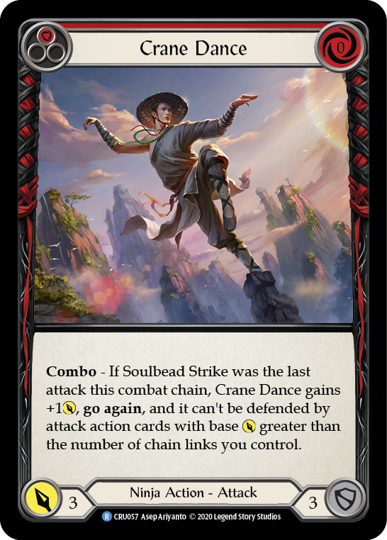 Crane Dance (Red) [CRU057] 1st Edition Normal | Good Games Cannington