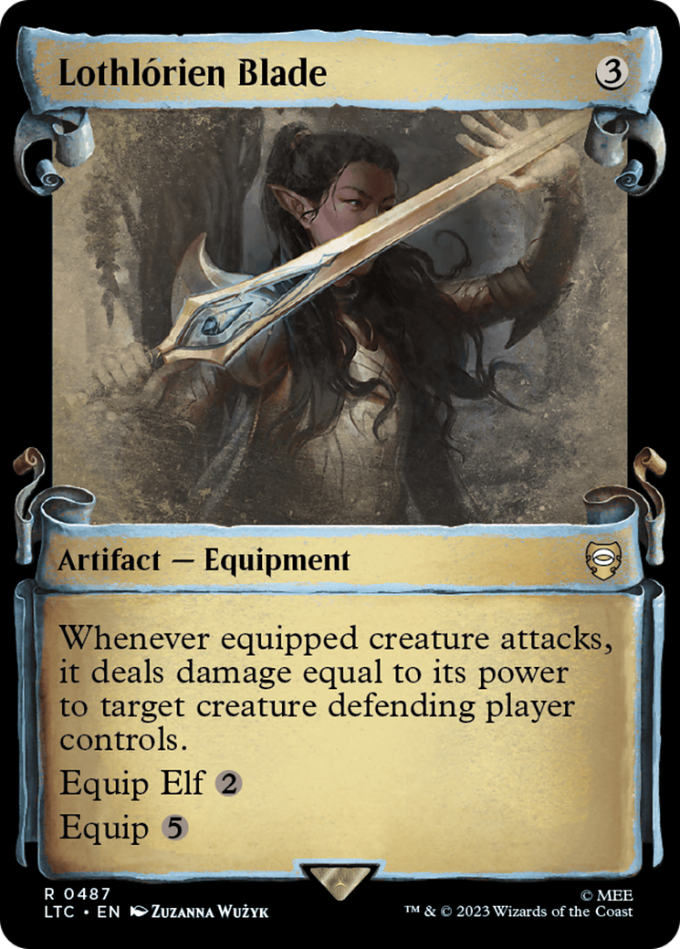 Lothlorien Blade [The Lord of the Rings: Tales of Middle-Earth Commander Showcase Scrolls] | Good Games Cannington