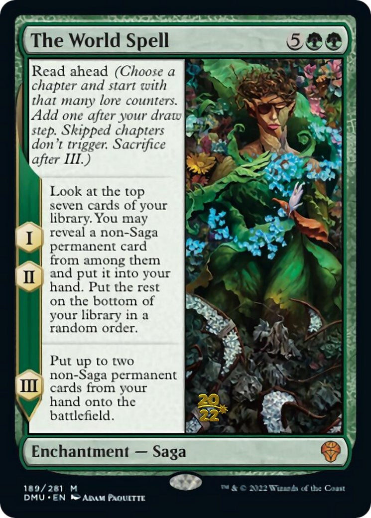 The World Spell [Dominaria United Prerelease Promos] | Good Games Cannington