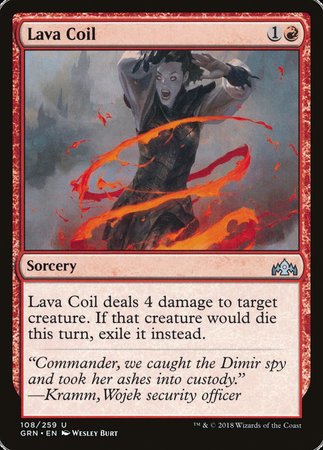 Lava Coil [Guilds of Ravnica] | Good Games Cannington