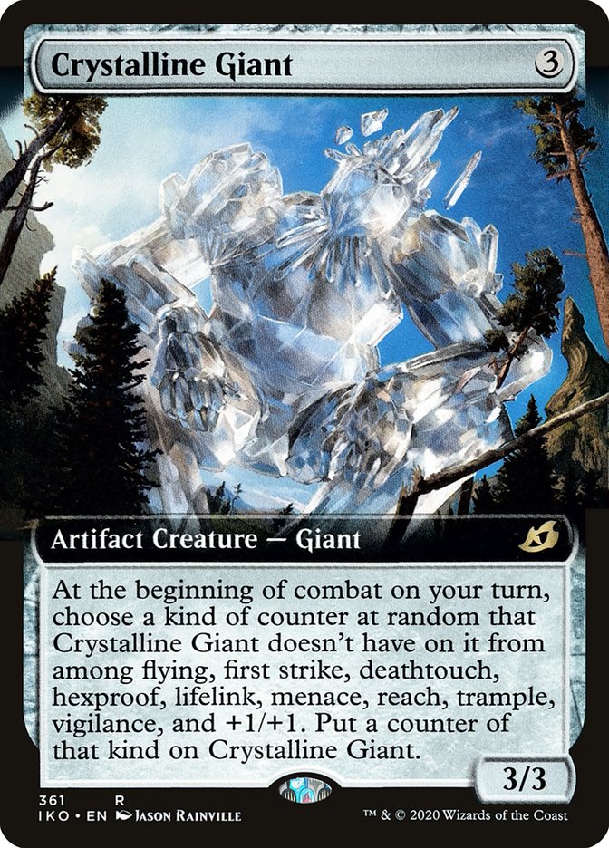 Crystalline Giant (Extended Art) [Ikoria: Lair of Behemoths] | Good Games Cannington
