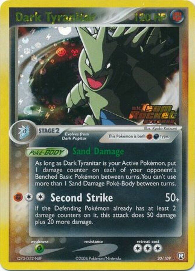 Dark Tyranitar (20/109) (Stamped) [EX: Team Rocket Returns] | Good Games Cannington