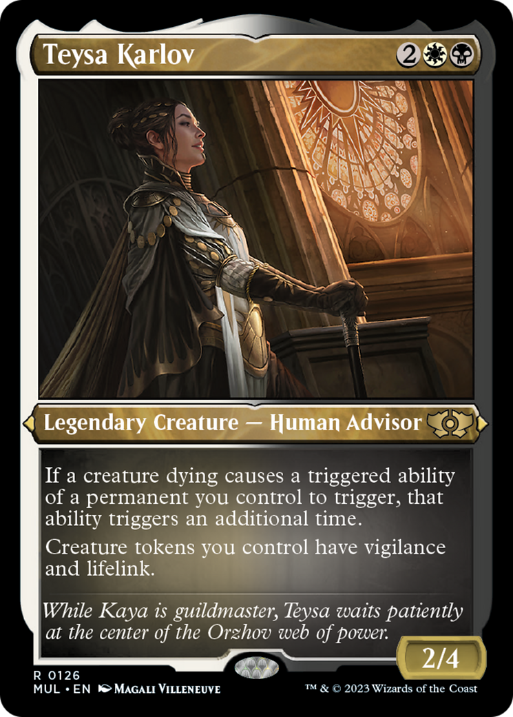Teysa Karlov (Foil Etched) [Multiverse Legends] | Good Games Cannington
