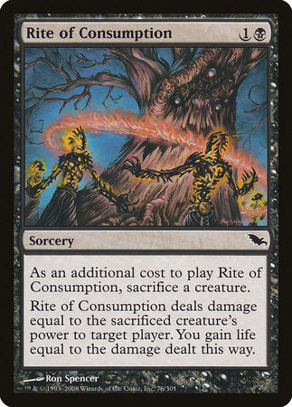 Rite of Consumption [Shadowmoor] | Good Games Cannington