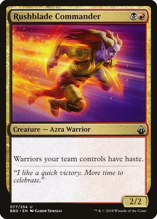 Rushblade Commander [Battlebond] | Good Games Cannington