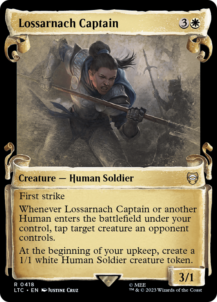 Lossarnach Captain [The Lord of the Rings: Tales of Middle-Earth Commander Showcase Scrolls] | Good Games Cannington