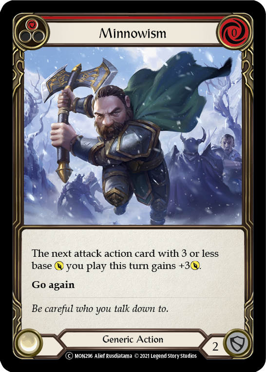 Minnowism (Red) [U-MON296-RF] Unlimited Rainbow Foil | Good Games Cannington
