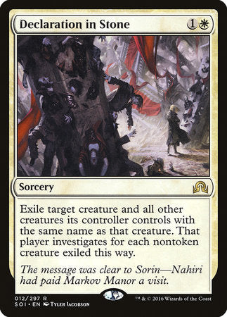 Declaration in Stone [Shadows over Innistrad] | Good Games Cannington