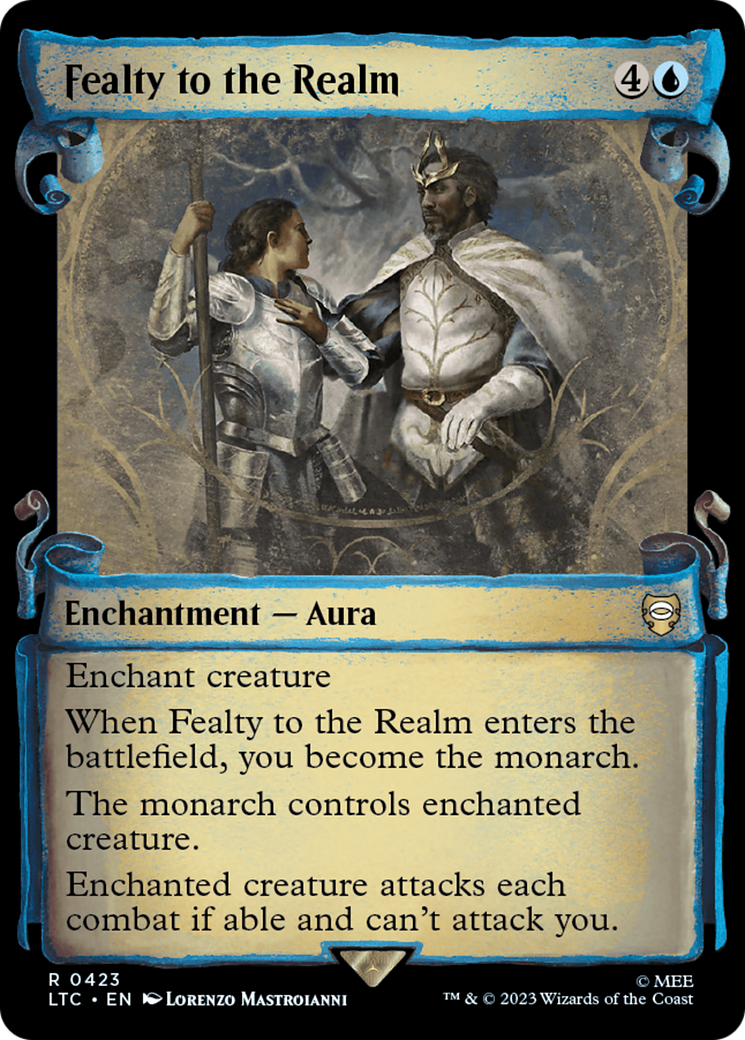 Fealty to the Realm [The Lord of the Rings: Tales of Middle-Earth Commander Showcase Scrolls] | Good Games Cannington