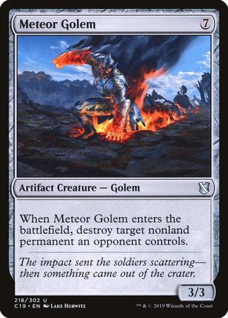 Meteor Golem [Commander 2019] | Good Games Cannington