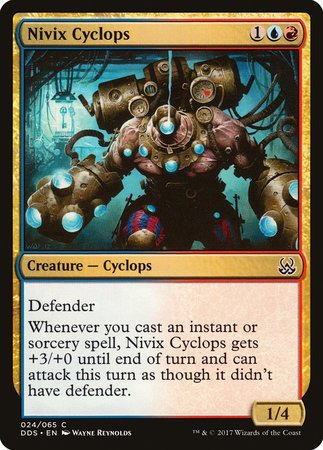 Nivix Cyclops [Duel Decks: Mind vs. Might] | Good Games Cannington