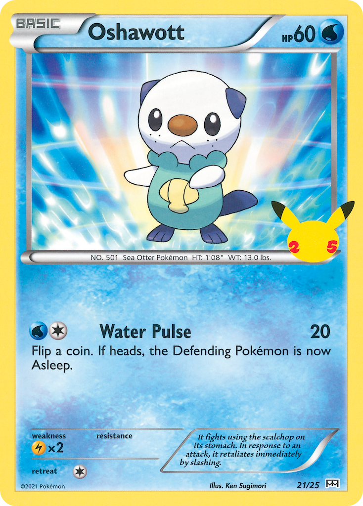 Oshawott (21/25) [McDonald's 25th Anniversary] | Good Games Cannington