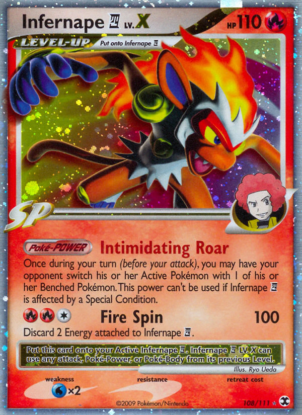 Infernape LV.X (108/111) [Platinum: Rising Rivals] | Good Games Cannington