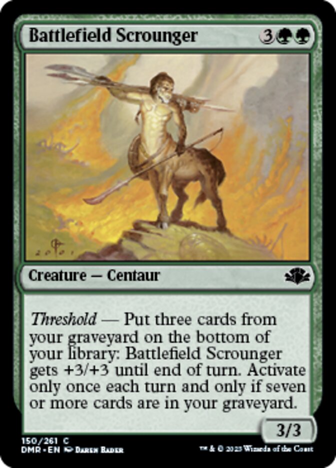 Battlefield Scrounger [Dominaria Remastered] | Good Games Cannington