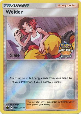 Welder (189a/214) (Regional Championship Promo Staff) [Sun & Moon: Unbroken Bonds] | Good Games Cannington