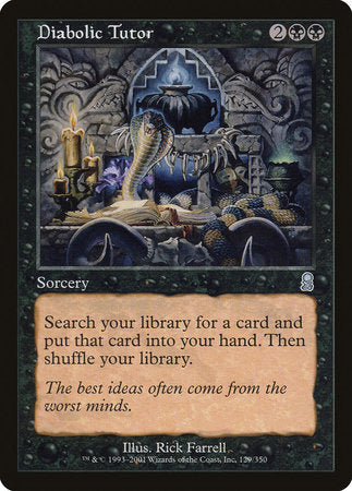 Diabolic Tutor [Odyssey] | Good Games Cannington