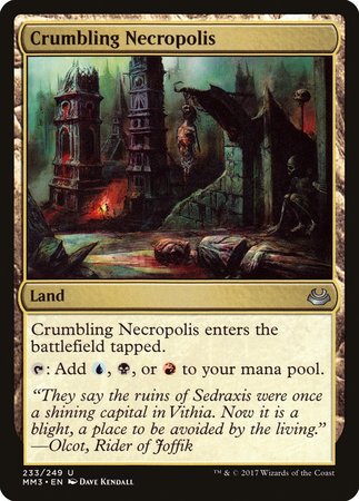 Crumbling Necropolis [Modern Masters 2017] | Good Games Cannington