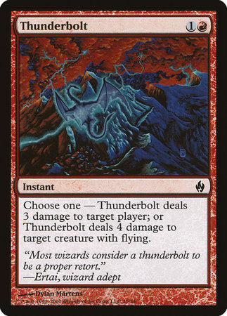 Thunderbolt [Premium Deck Series: Fire and Lightning] | Good Games Cannington