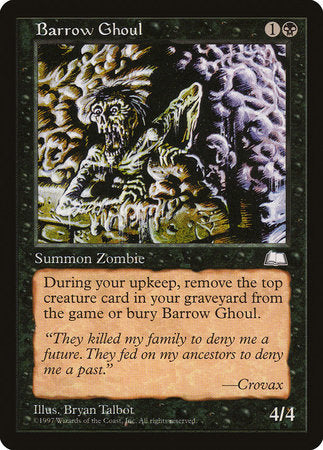 Barrow Ghoul [Weatherlight] | Good Games Cannington