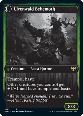 Ulvenwald Oddity // Ulvenwald Behemoth [Innistrad: Double Feature] | Good Games Cannington