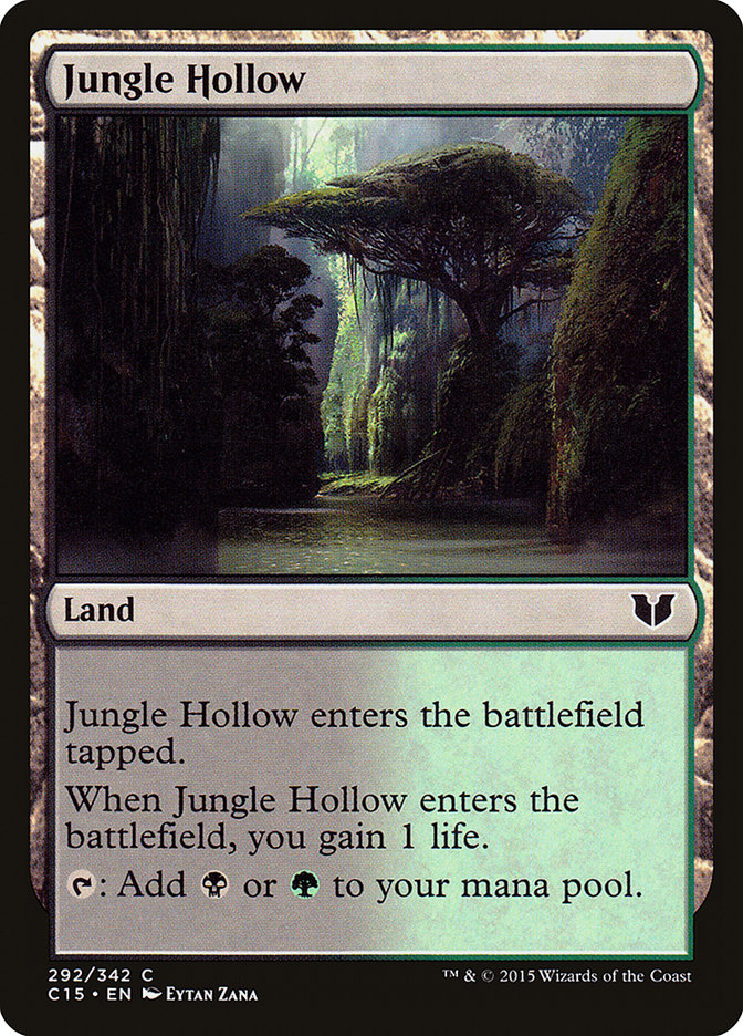 Jungle Hollow [Commander 2015] | Good Games Cannington