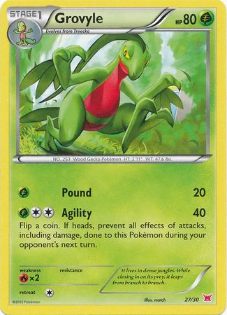 Grovyle (27/30) [XY: Trainer Kit 2 - Latias] | Good Games Cannington