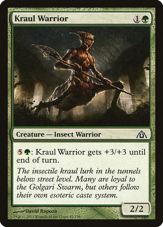 Kraul Warrior [Dragon's Maze] | Good Games Cannington