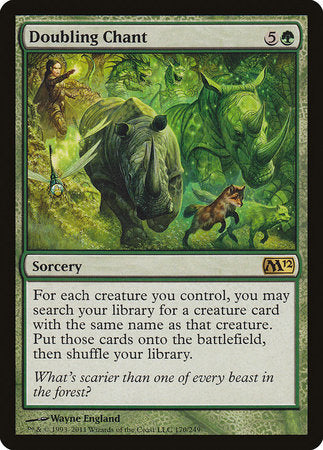 Doubling Chant [Magic 2012] | Good Games Cannington