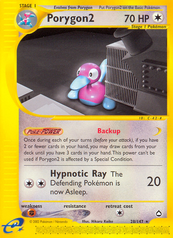 Porygon2 (28/147) [Aquapolis] | Good Games Cannington