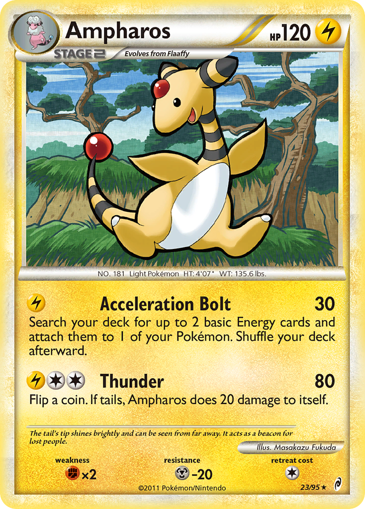 Ampharos (23/95) [HeartGold & SoulSilver: Call of Legends] | Good Games Cannington