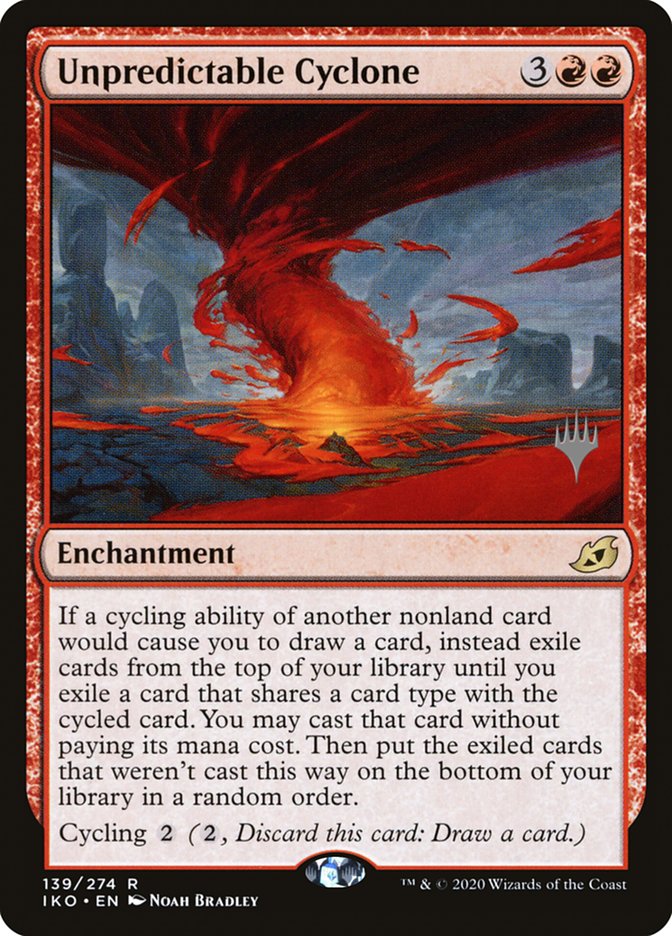 Unpredictable Cyclone (Promo Pack) [Ikoria: Lair of Behemoths Promos] | Good Games Cannington