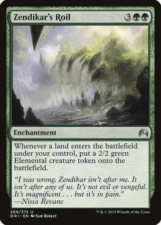 Zendikar's Roil [Magic Origins] | Good Games Cannington