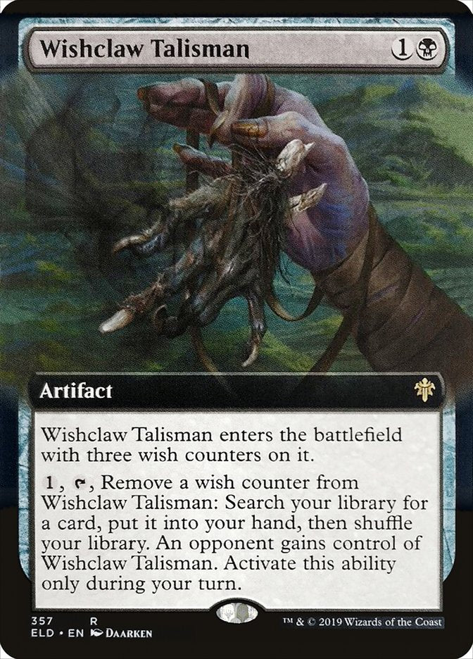 Wishclaw Talisman (Extended Art) [Throne of Eldraine] | Good Games Cannington