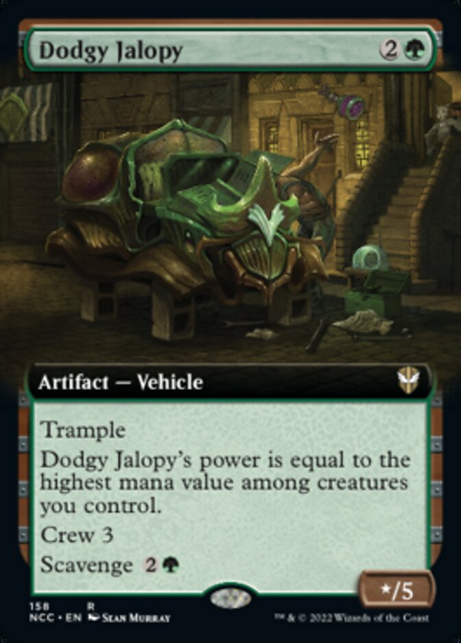 Dodgy Jalopy (Extended Art) [Streets of New Capenna Commander] | Good Games Cannington