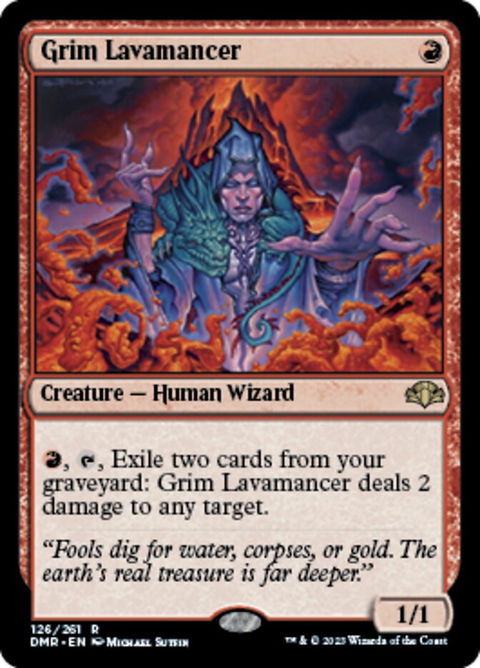 Grim Lavamancer [Dominaria Remastered] | Good Games Cannington