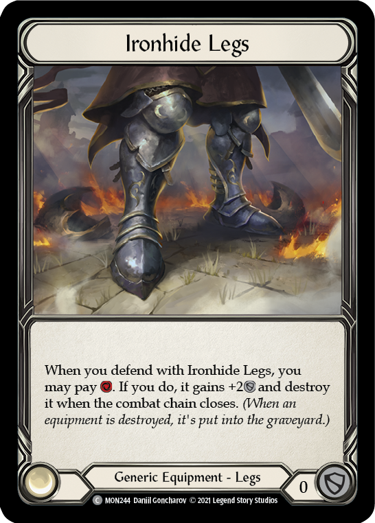 Ironhide Legs [MON244] 1st Edition Normal | Good Games Cannington