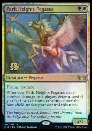 Park Heights Pegasus [Streets of New Capenna Prerelease Promos] | Good Games Cannington