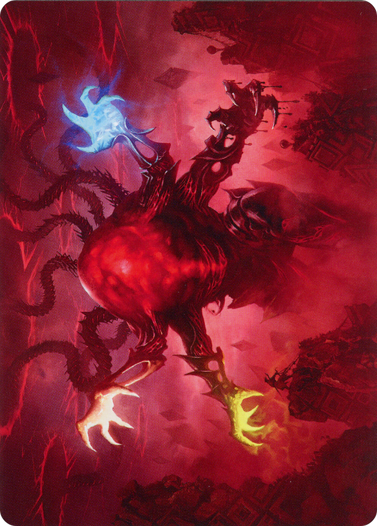 Omnath, Locus of All Art Card (51) [March of the Machine Art Series] | Good Games Cannington