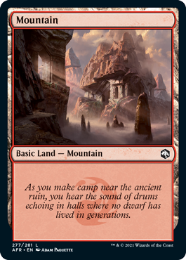 Mountain (277) [Dungeons & Dragons: Adventures in the Forgotten Realms] | Good Games Cannington